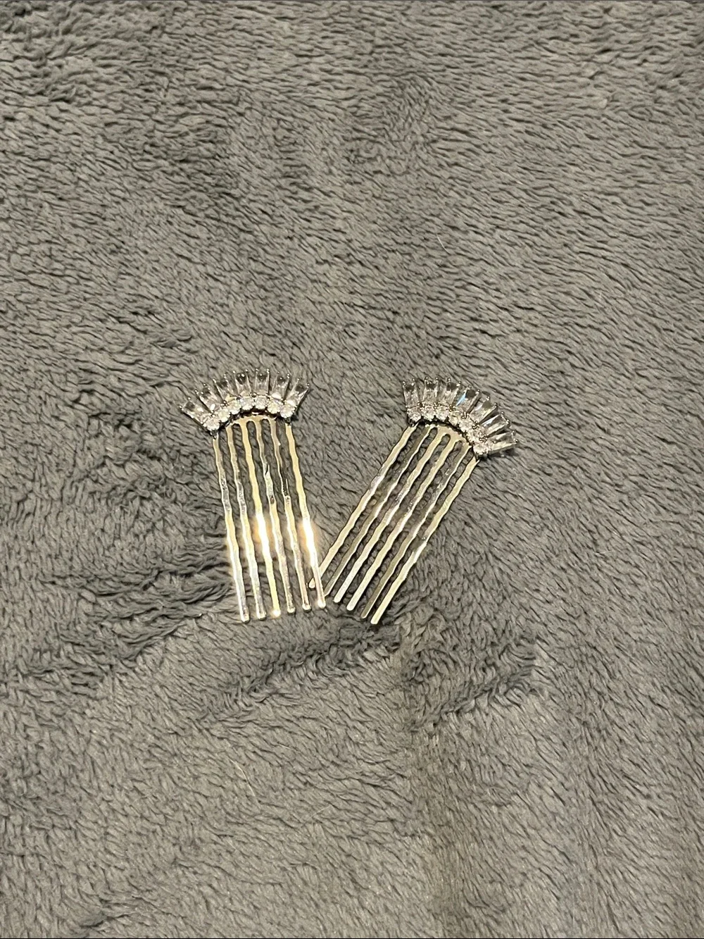 Diamond hair pins